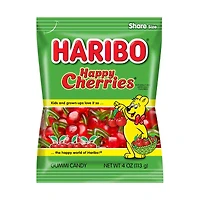 Haribo Happy Cherries Gummy Candy, 4 oz.
