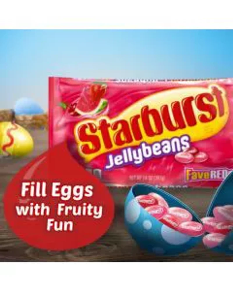 STARBURST FaveREDS Jellybeans Chewy Easter Candy, 14 oz