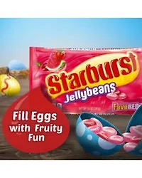 STARBURST FaveREDS Jellybeans Chewy Easter Candy, 14 oz