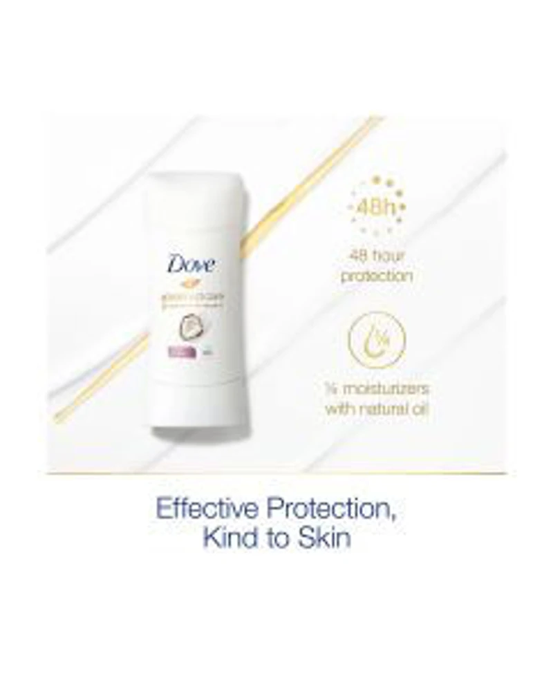 Dove Advanced Care Antiperspirant Deodorant Stick, Caring Coconut, 2.6 oz
