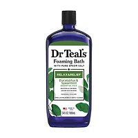 Dr Teal's Foaming Bath with Eucalyptus & Spearmint, 34 fl oz