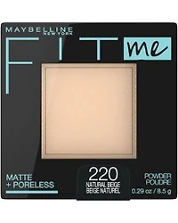 Maybelline Fit Me Matte + Poreless Pressed Face Powder Makeup, Natural Beige
