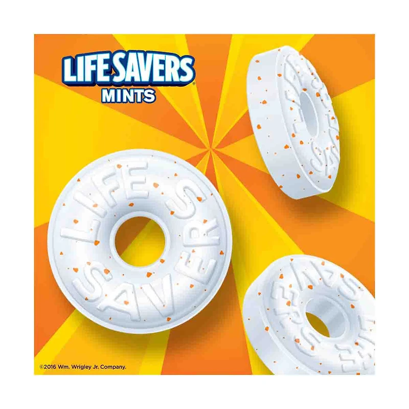 Life Savers Orange Mints Hard Candy Bag, 6.25 oz.