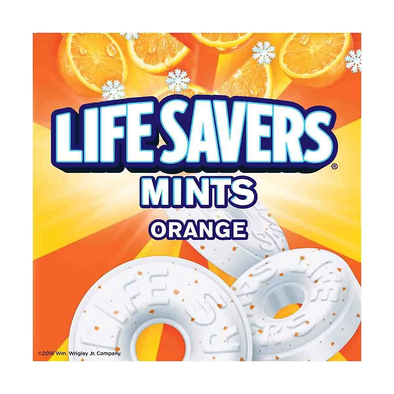 Life Savers Orange Mints Hard Candy Bag, 6.25 oz.