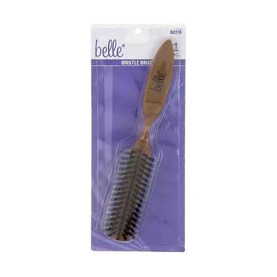 Belle Wood & Bristle Brush