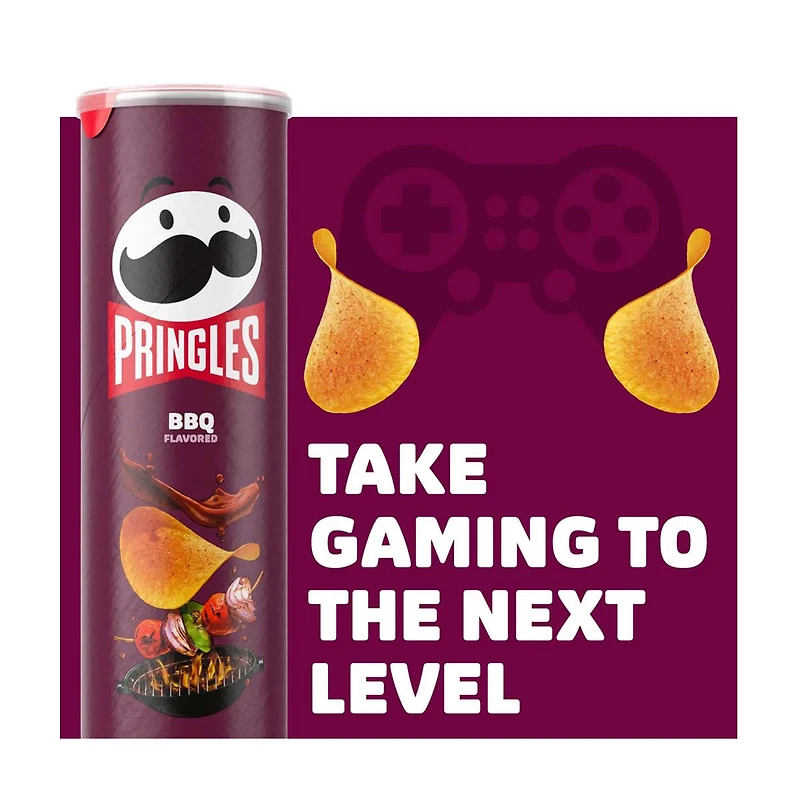 Pringles Potato Crisps Chips, BBQ, 5.5 oz