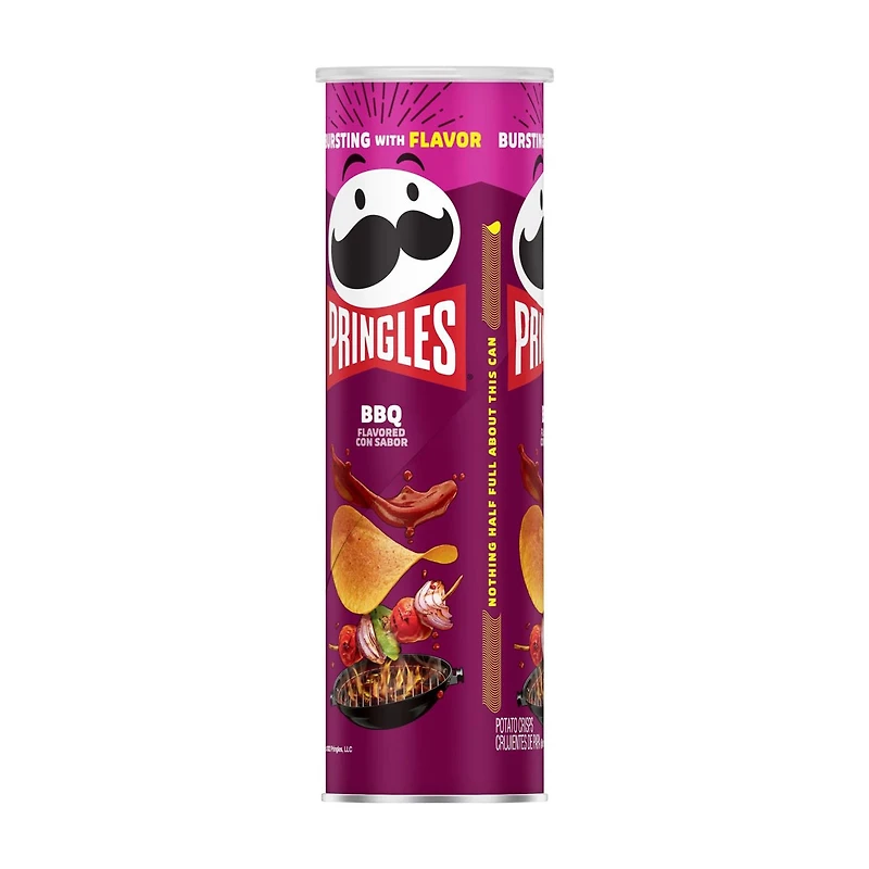 Pringles Potato Crisps Chips, BBQ, 5.5 oz