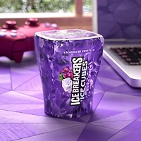 ICE BREAKERS Ice Cubes Arctic Grape Flavored Sugar Free Chewing Gum Bottle, 3.24 oz (40 Pieces)