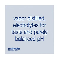 SmartWater Vapor Distilled Premium Water Bottle, 20 fl oz