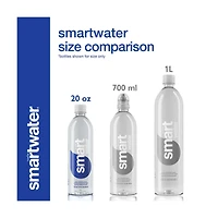 SmartWater Vapor Distilled Premium Water Bottle, 20 fl oz