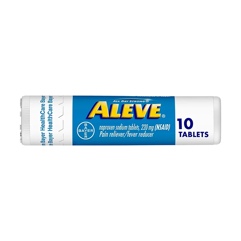 Aleve Pain Reliever and Fever Reducer 220mg Tablets, 10 ct