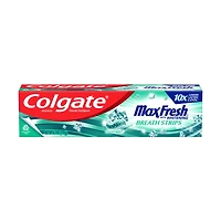 Colgate Max Fresh Whitening Toothpaste with Mini Breath Strips - Clean Mint, 6.3