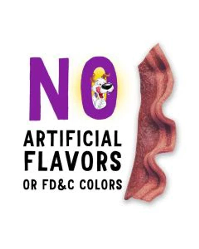 Purina Beggin' Strips Real Meat Dog Treats, Bacon & Beef Flavors - 3 oz. Pouch