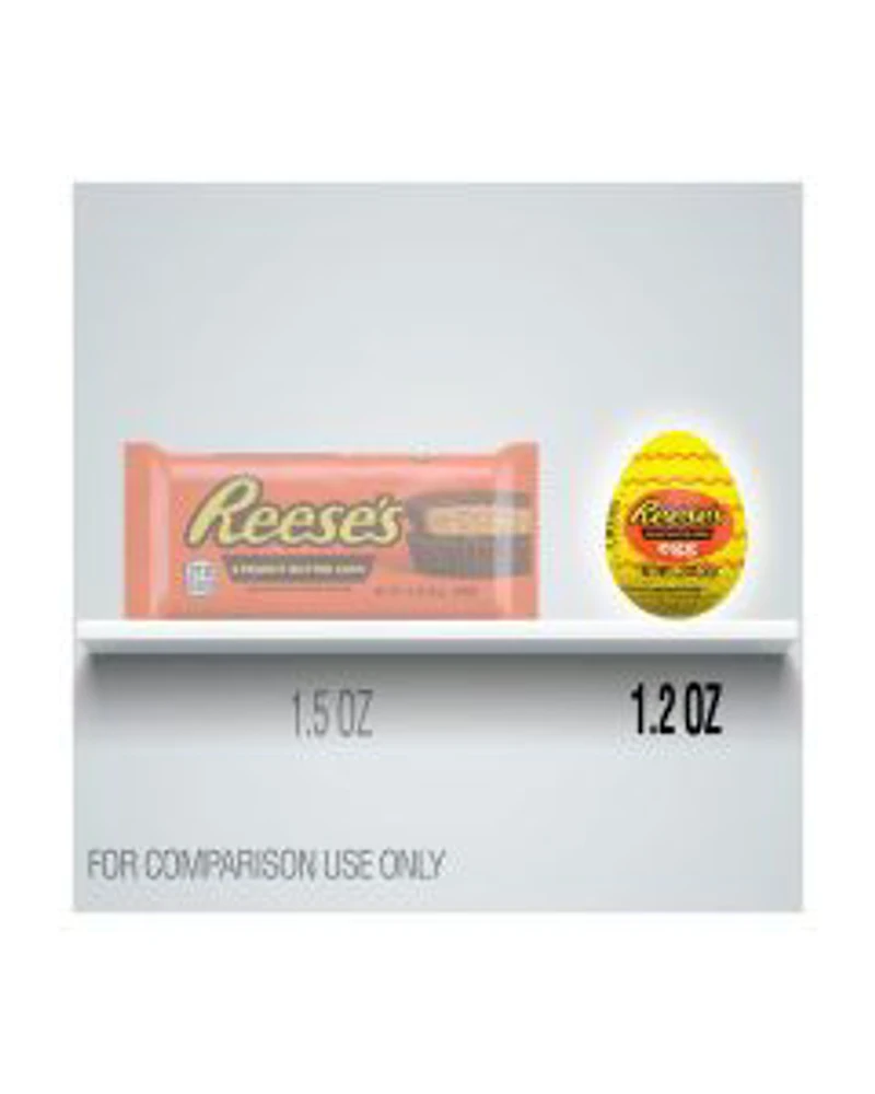 REESE'S Milk Chocolate Peanut Butter Creme, Easter Candy Egg, 1.2 oz