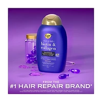 OGX Thick & Full + Biotin & Collagen Shampoo, 13 fl oz