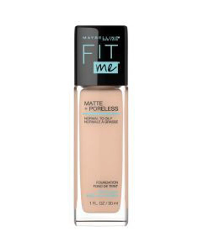 Maybelline Fit Me Matte + Poreless Liquid Foundation Makeup, Creamy Beige