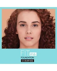 Maybelline Fit Me Matte + Poreless Liquid Foundation Makeup, Creamy Beige