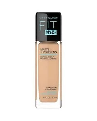 Maybelline Fit Me Matte + Poreless Liquid Foundation Makeup, Warm Nude