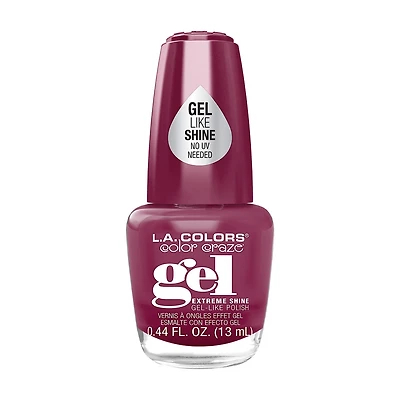 L.A. Colors Color Craze Gel-Like Nail Polish, Tea Time, 0.44 fl oz