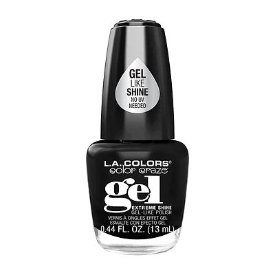 L.A. Colors Color Craze Gel-Like Nail Polish, Anarchy, 0.44 fl oz