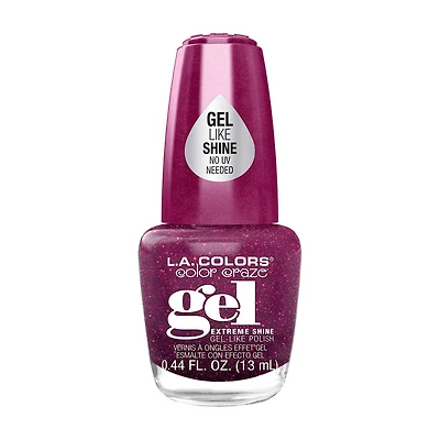 L.A. Colors Color Craze Gel-Like Nail Polish, Cosmo, 0.44 fl oz
