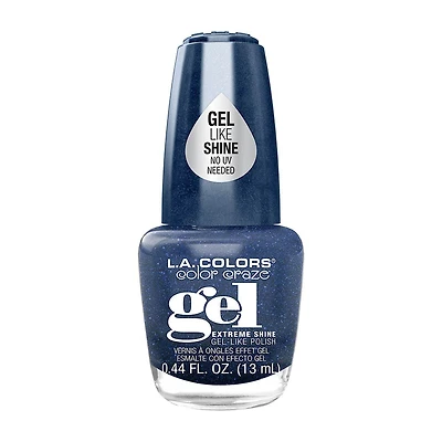 L.A. Colors Color Craze Gel-Like Nail Polish, Galactic, 0.44 fl oz