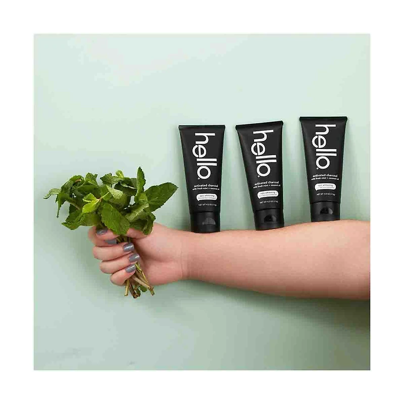 Hello Activated Charcoal Toothpaste, 4 oz