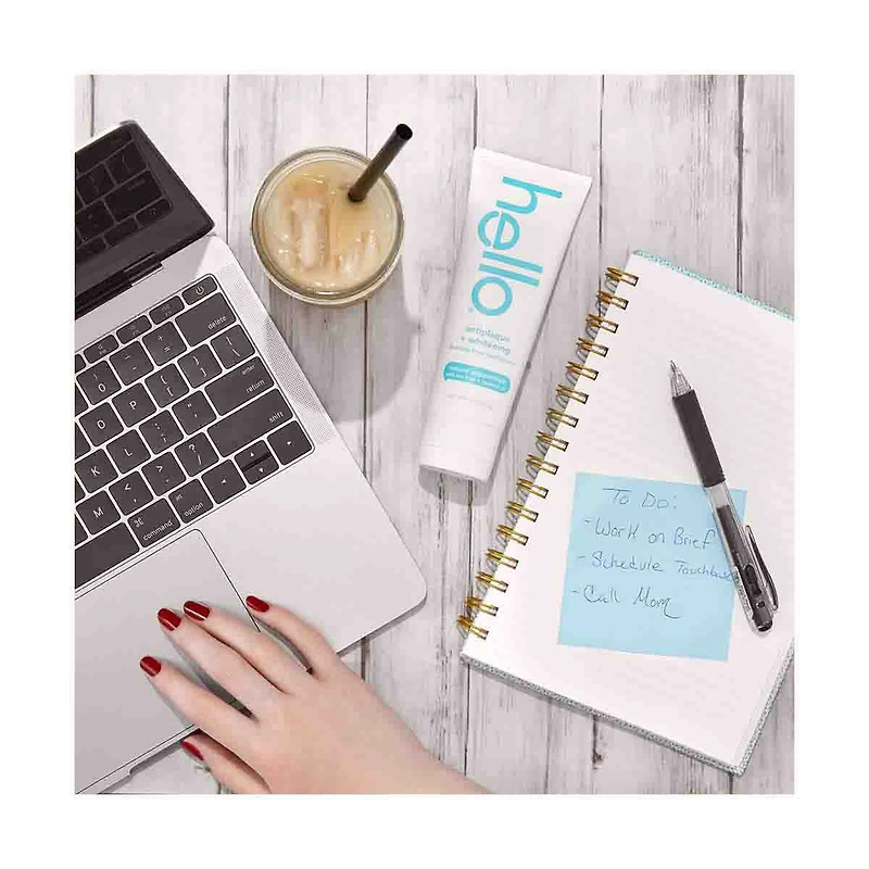 Hello Whitening & Anti-Plaque Toothpaste, 4.7 oz