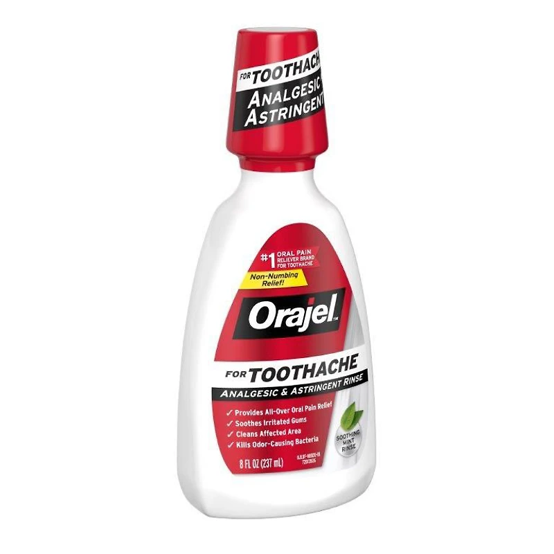 Orajel Toothache Mouth Rinse, 8 fl oz