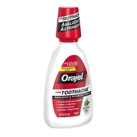 Orajel Toothache Mouth Rinse, 8 fl oz