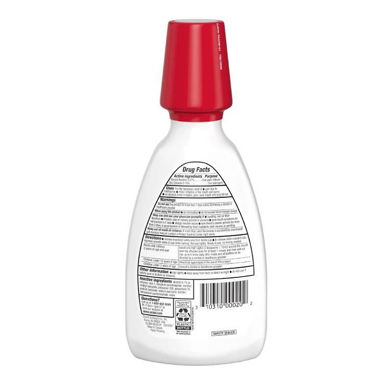 Orajel Toothache Mouth Rinse, 8 fl oz