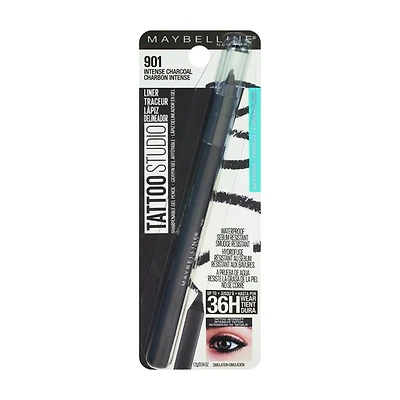 Maybelline New York Tattoo Studio Eye Liner, Intense Charcoal