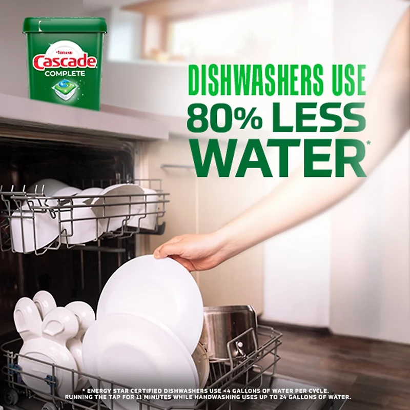 Cascade Complete Action Pacs, Dishwasher Detergent, Fresh, 12 ct