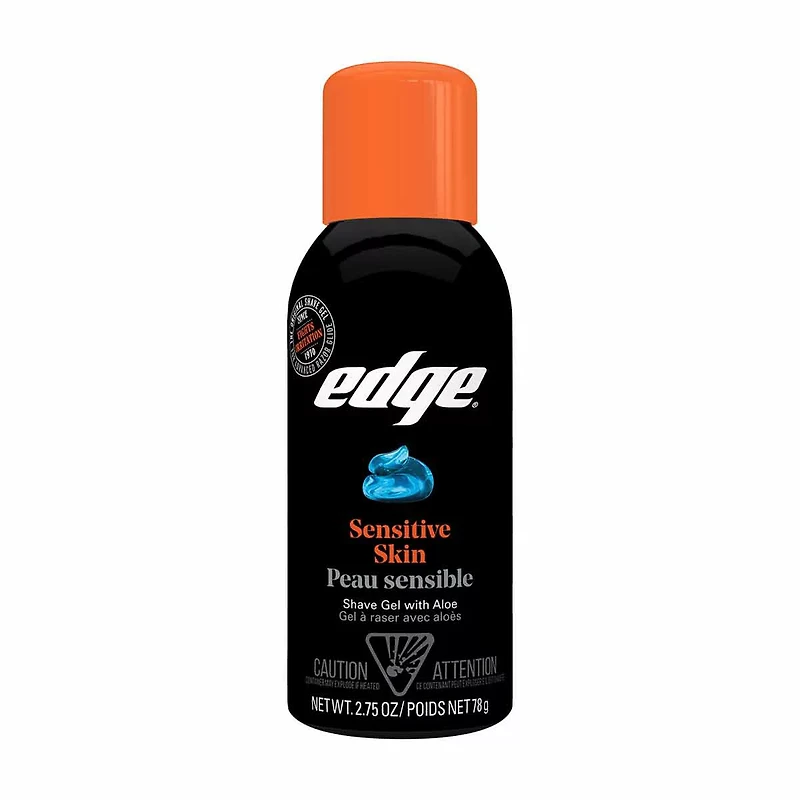 Edge Sensitive Skin Shave Gel For Men - Travel Size 2.75 oz