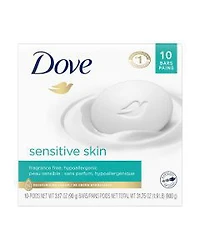 Dove Beauty Bar for Sensitive Skin, 3.17 oz, Pack of 10