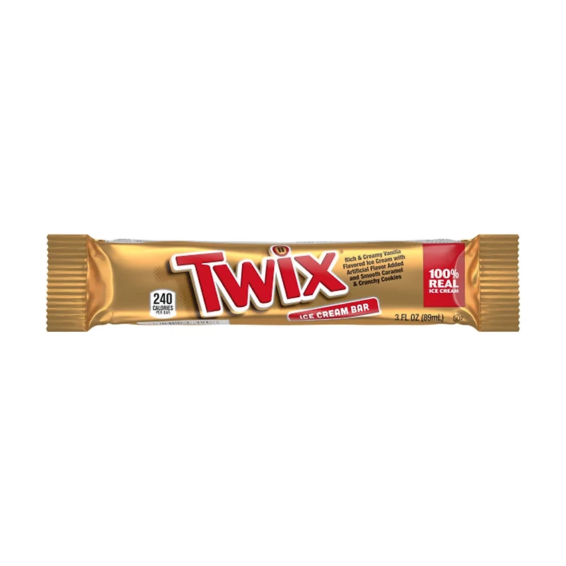 TWIX Caramel Vanilla Ice Cream Bars, 24 ct