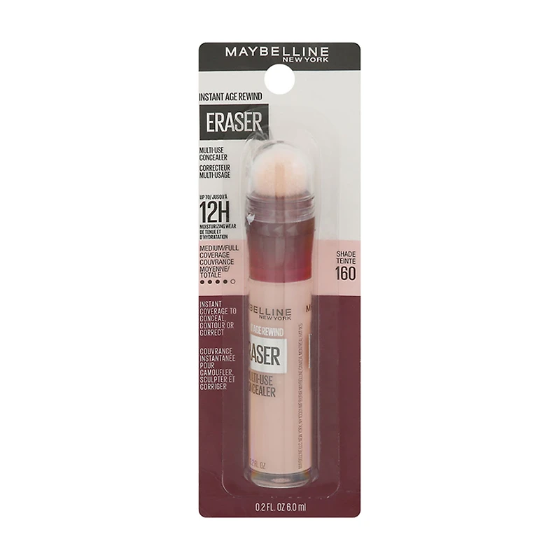 Maybelline New York Instant Age Rewind Eraser Concealer, 0.2 fl oz