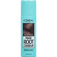 L'Oreal Paris Magic Root Cover Up Gray Concealer Spray, Medium Brown