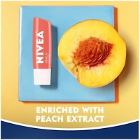NIVEA Peach Lip Care, 0.17 oz
