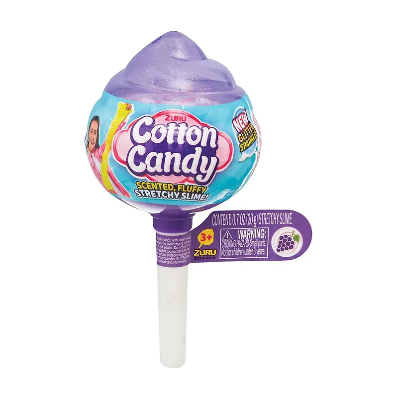Zuru Cotton Candy Scented, Fluffy, Stretchy Slime