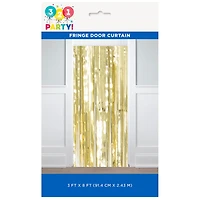 Foil Gold Fringe Photo Booth Backdrop