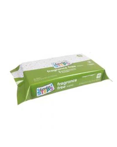 Gentle Steps Wipes - Fragrance Free, 40 Count
