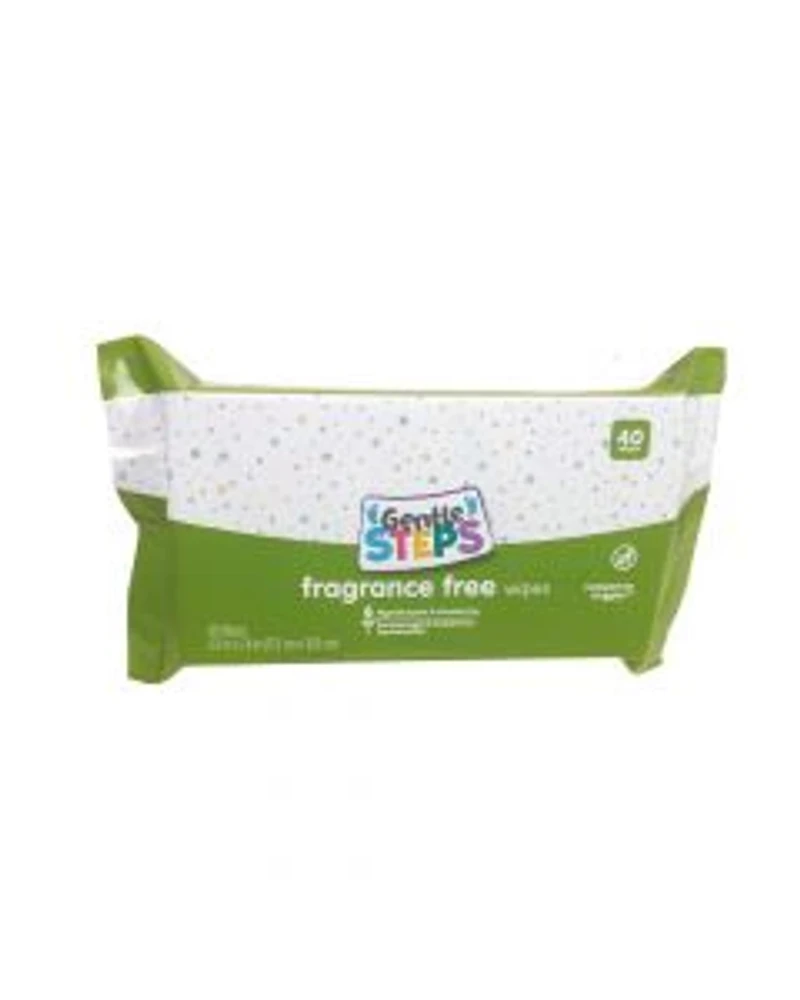 Gentle Steps Wipes - Fragrance Free, 40 Count