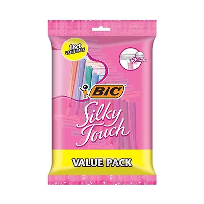 BIC Silky Touch Women's Disposable Razors, 18 Pack