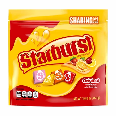 STARBURST Original Fruit Chews Chewy Candy, Sharing Size, 15.6 oz Bag
