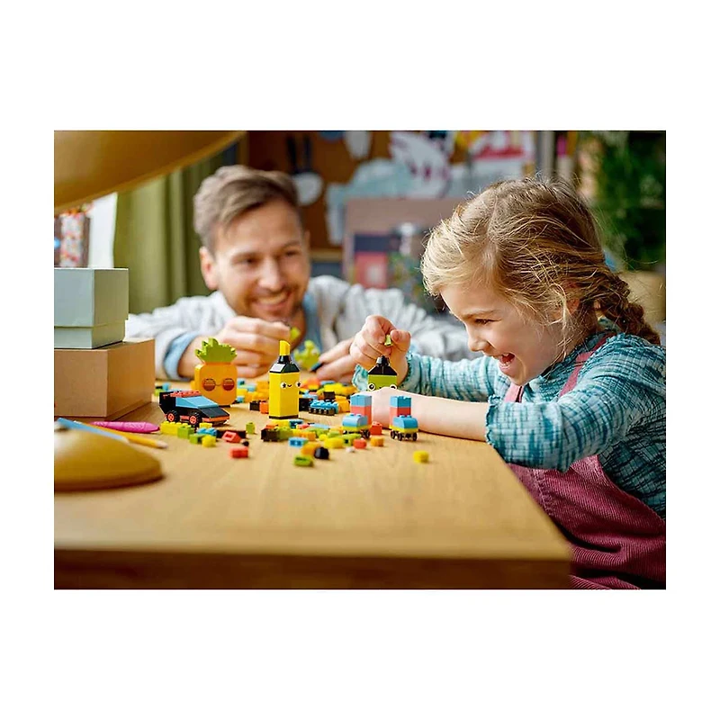 LEGO Classic Creative Neon Fun Set, 333 Pieces