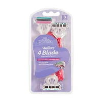 Studio Selections Mallory 4 Blade Disposable Razors