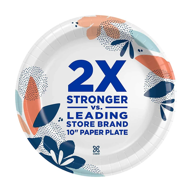 Dixie Everyday Paper Plate, 110 ct