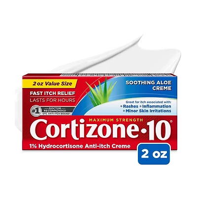 Cortizone-10 Maximum Strength Soothing Aloe Anti-Itch Cream, 2 oz
