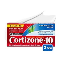 Cortizone-10 Maximum Strength Soothing Aloe Anti-Itch Cream, 2 oz